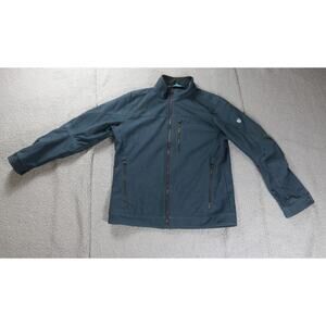 Khul Jacket Mens L Blue Impakt Softshell Hiking Trail Water Wind Resistant